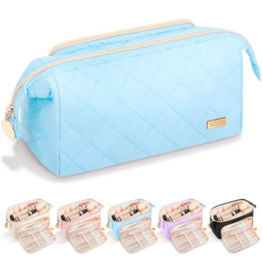 Travel Accessories Gift Basket - Easter Basket Gifts Soft Quilted Makeup