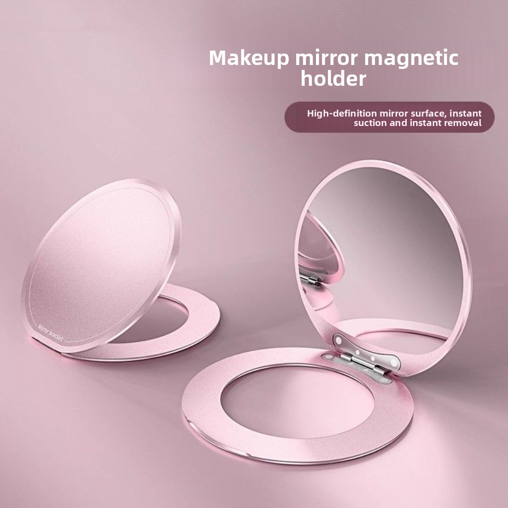 Travel Accessories Apple - Small Cosmetic Makeup Mirror Magnetic Holder