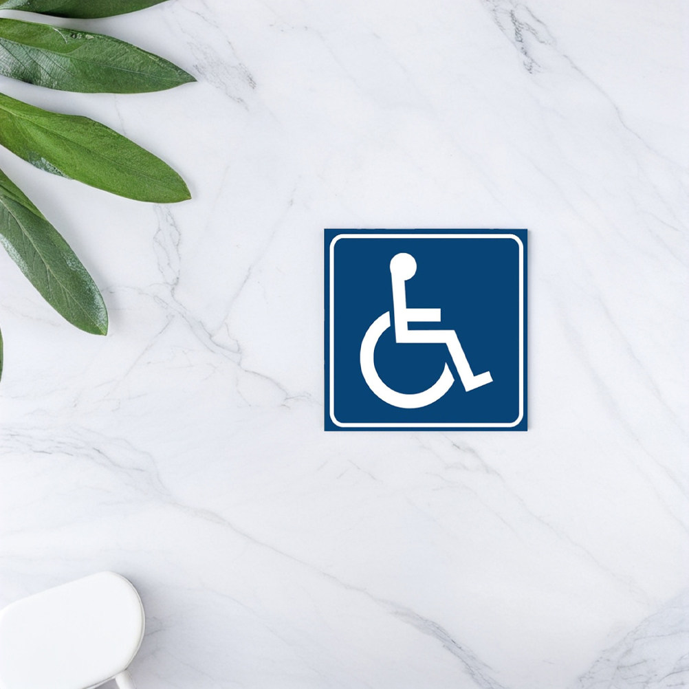 Travel Access - 4Pcs Bright Blue Waterproof Vinyl Wheelchair