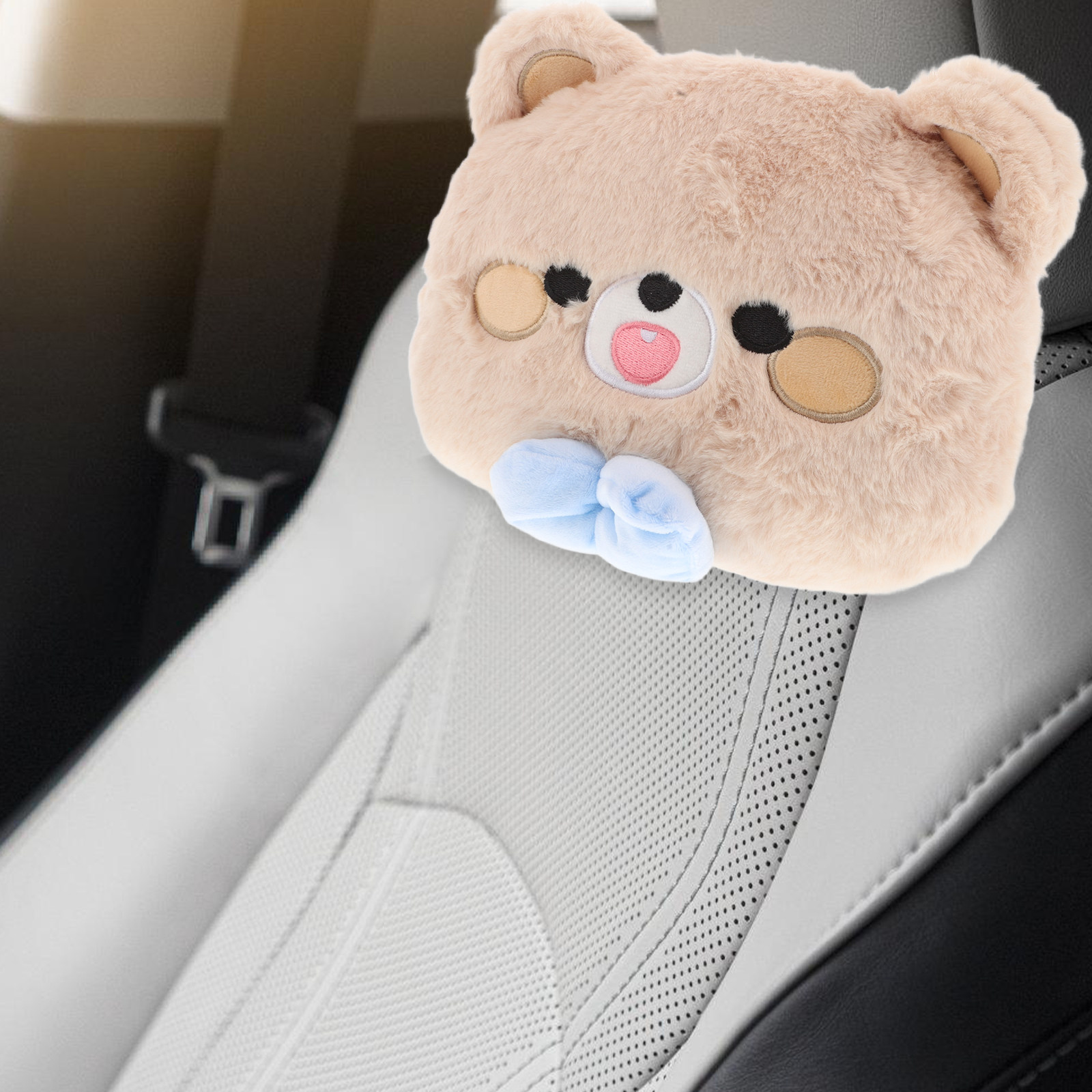 Embroidered Bowknot Bear Car H - Travel Accessories Comfort review and price