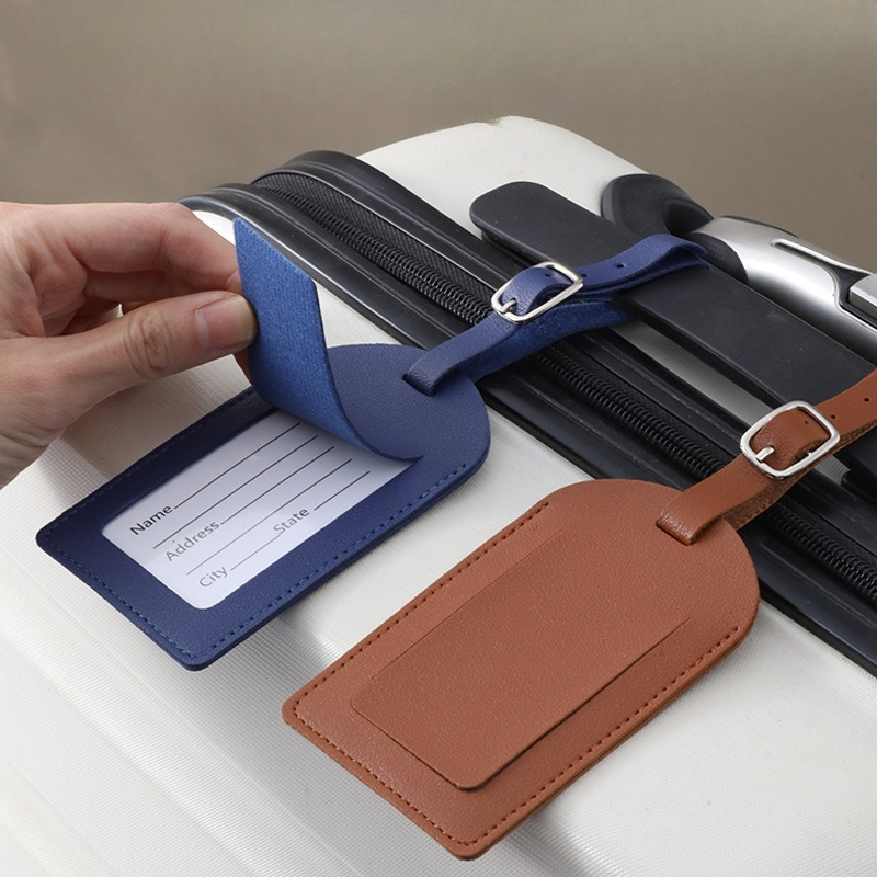 Women Men Luggage Tags PU Leat - Travel Access review and price