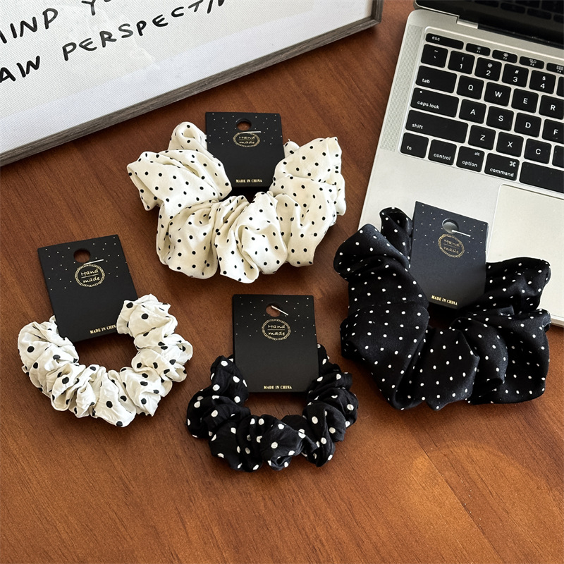 11cm/14cm Dot Cloth Scrunchies - Travel Accessories Gifts For Women review and price