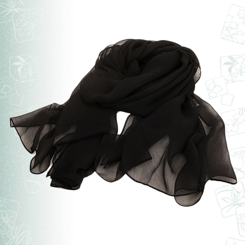 Solid Color Sunscreen Scarf Bl - Travel Accessories Present review and price