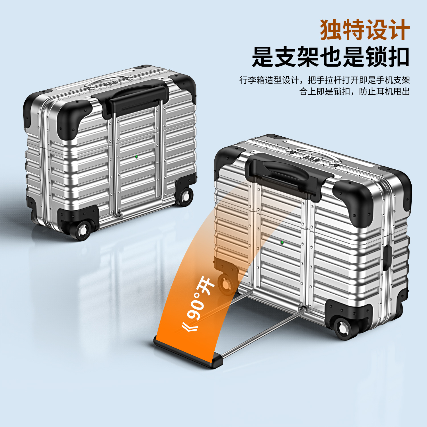 Shockproof Mini Luggage Style  - Travel Accessories Apple review and price