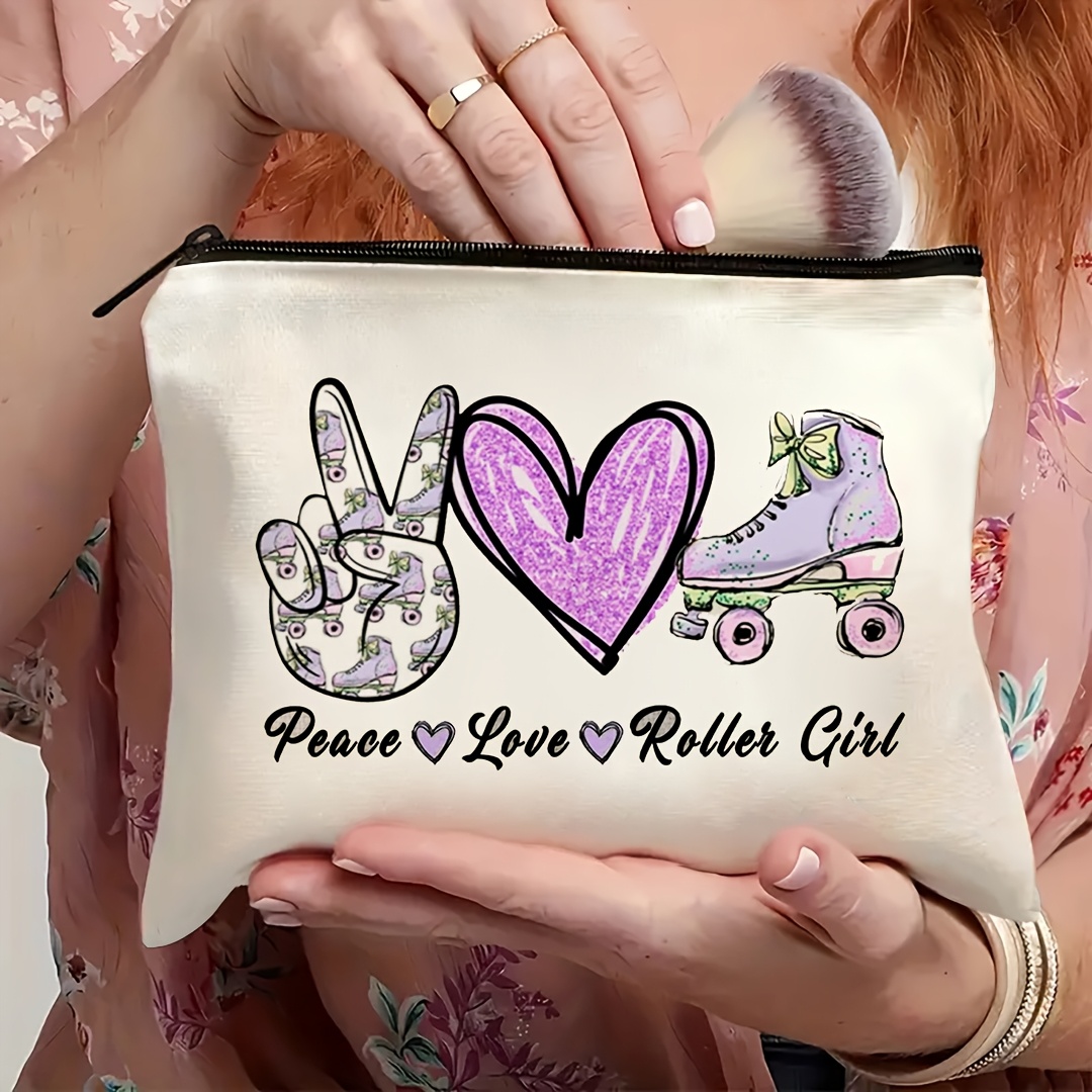 1Pc Peace, Love & Roller Skati - Travel Accessories Toiletries review and price