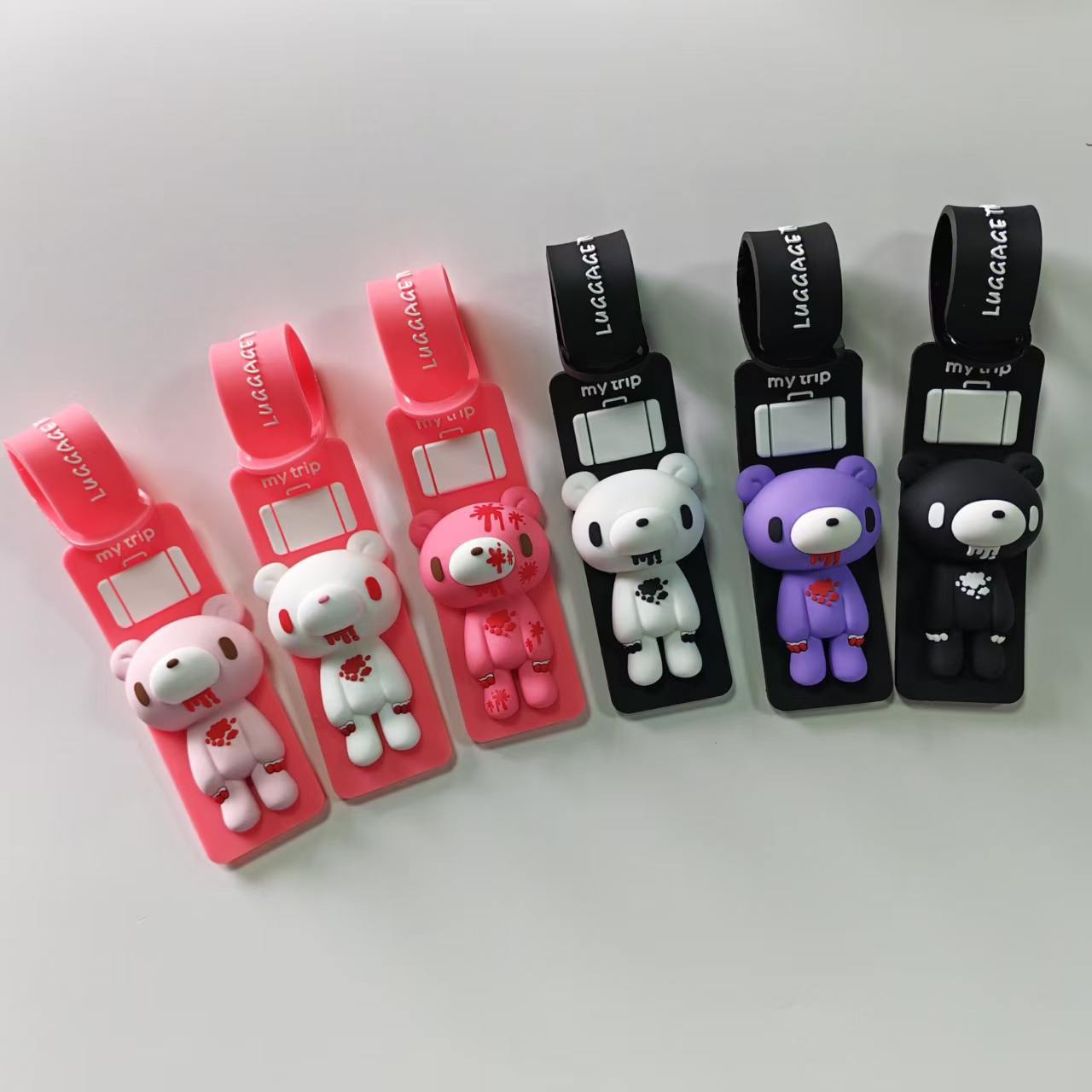 Cute Cartoon Bear Silicone Lug - Luggage Strap Belt review and price