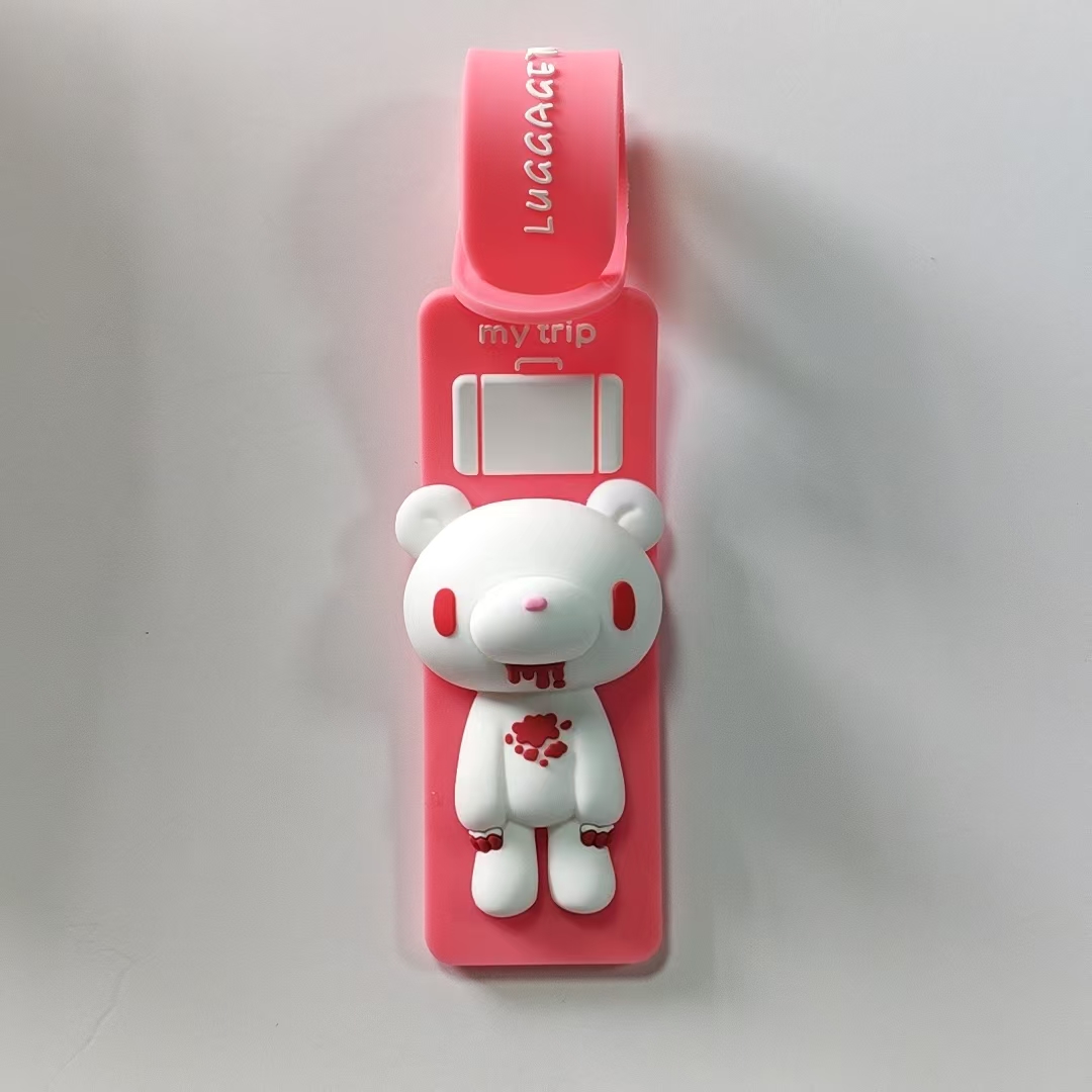 Cute Cartoon Bear Silicone Lug - Luggage Strap Belt review and price