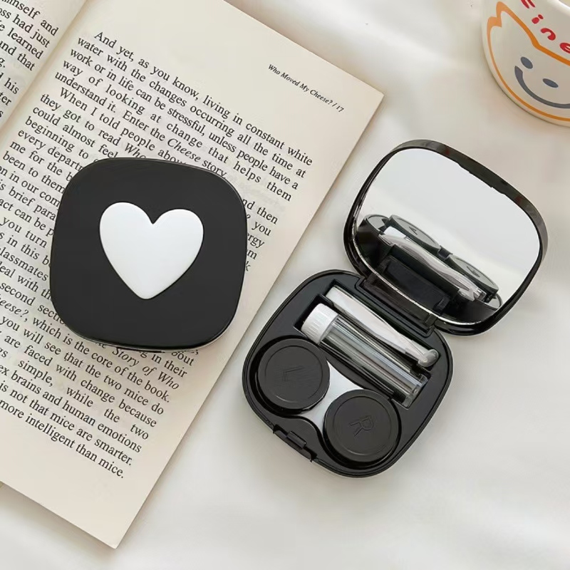Heart Contact Lens Case with M - Travel Accessories Comfort review and price