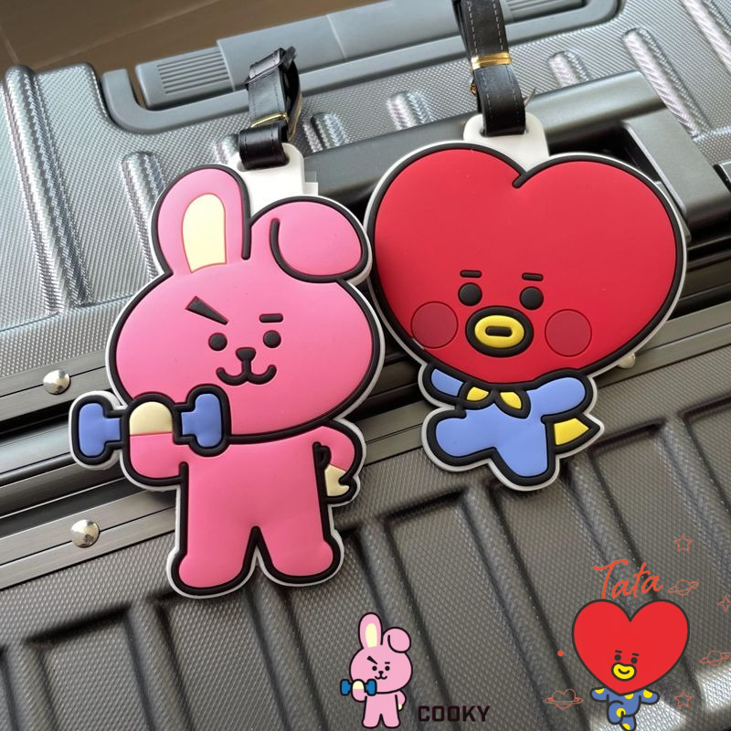 BT21 cartoon cute keychain Kaw - Travel Accessories Unisex review and price