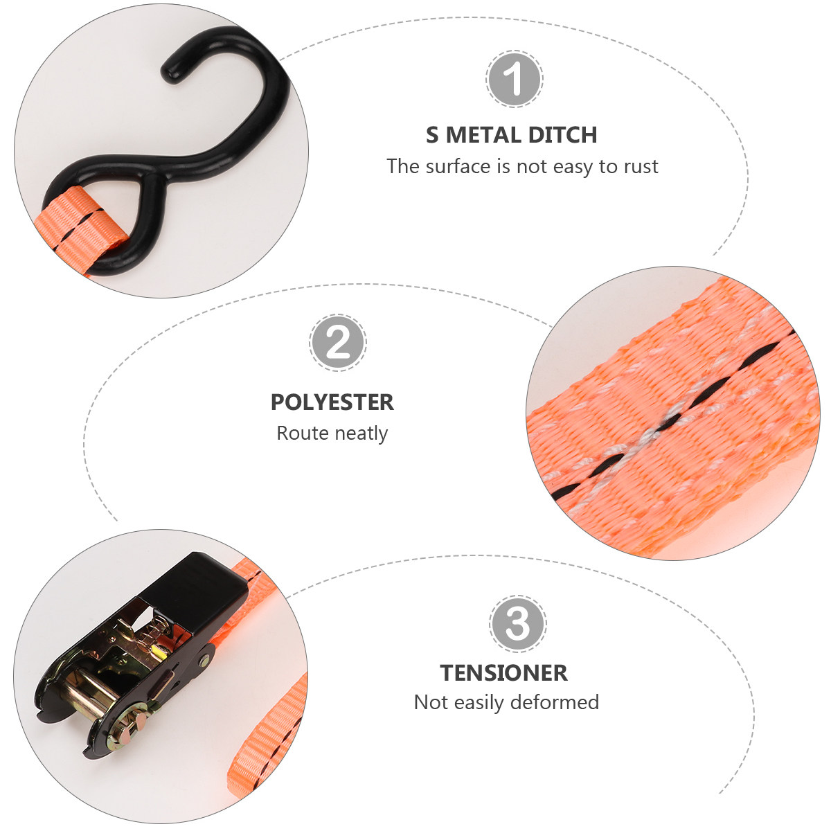 2Pcs Cargo Binding Belt Adjust - Luggage Strap Belt review and price