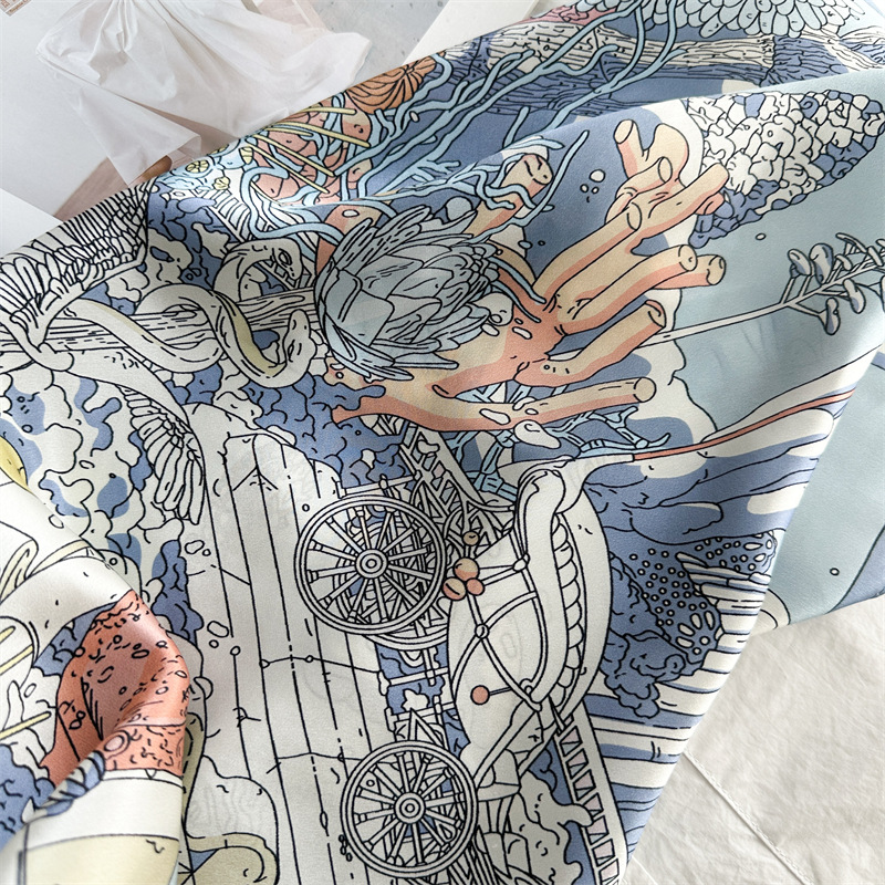 12MM Satin Silk Scarf Women 90 - Travel Accessories Gifts For Women review and price