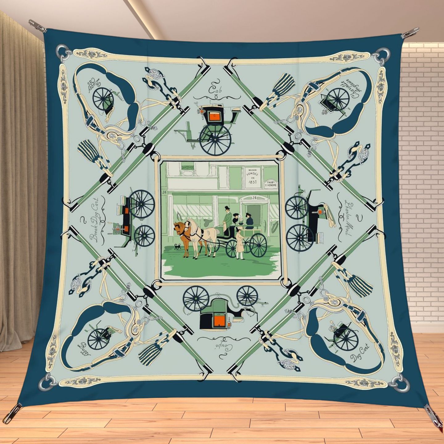 90cm Twill Silk Like Square Sc - Travel Accessories Unisex review and price
