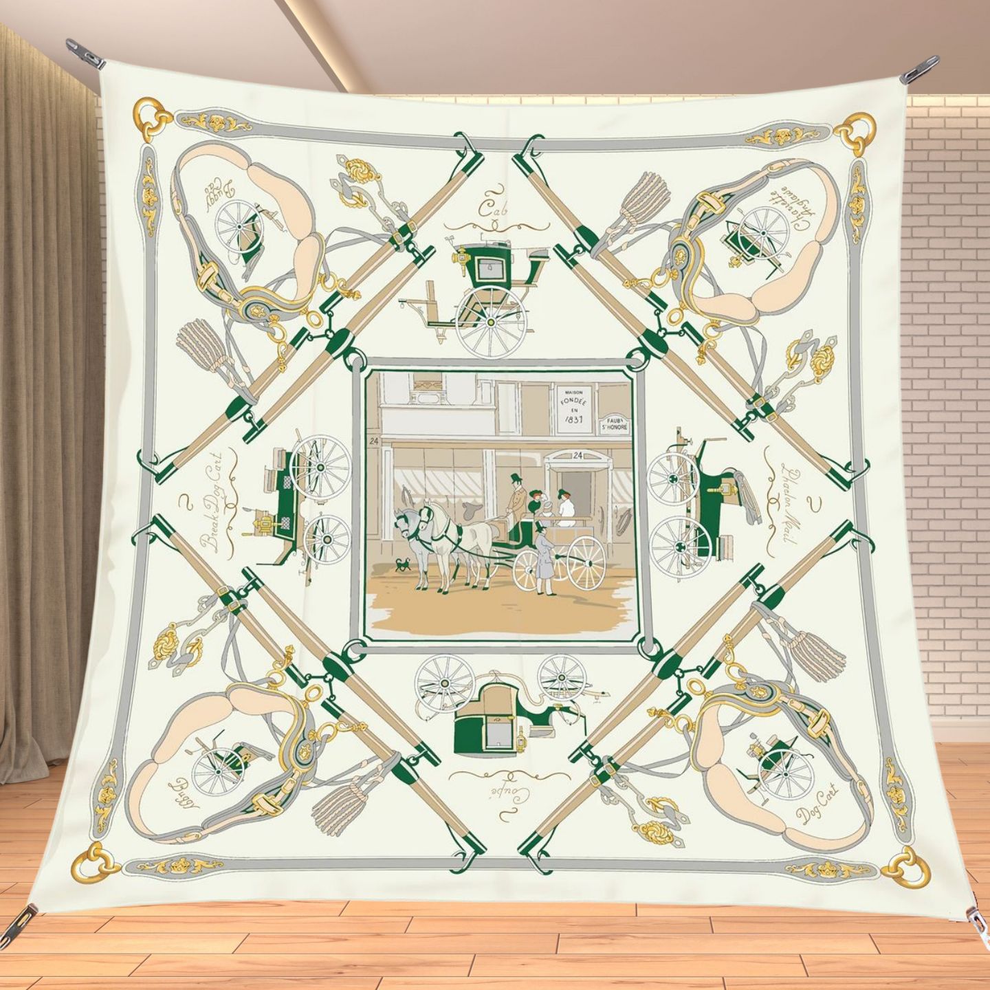 90cm Twill Silk Like Square Sc - Travel Accessories Unisex review and price