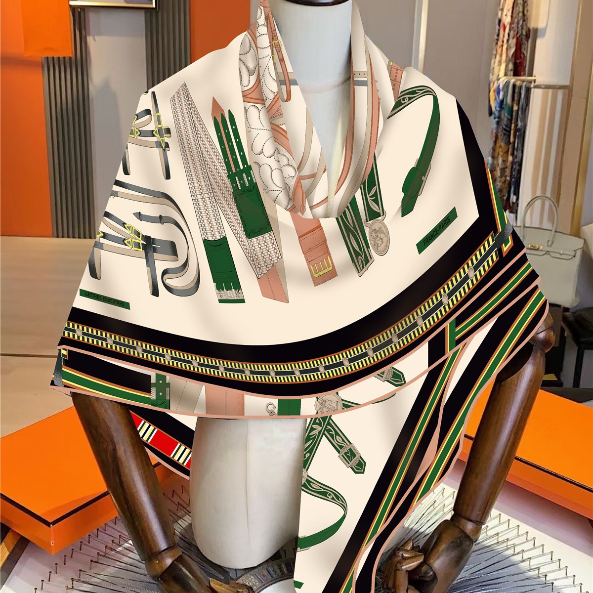 Faux Silk Wool Warm Scarf Wome - Travel Accessories Unisex review and price