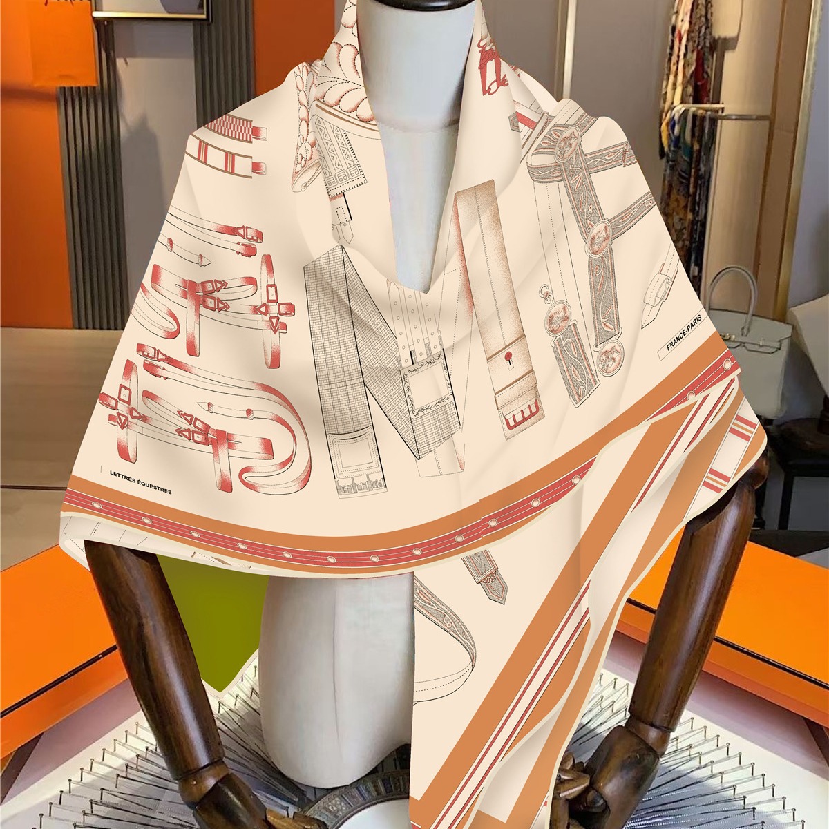 Faux Silk Wool Warm Scarf Wome - Travel Accessories Unisex review and price