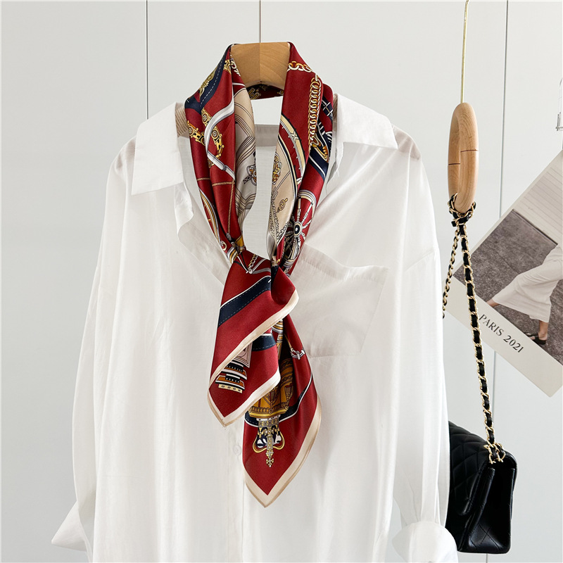 12MM Soft Silk Scarf Women 90C - Travel Accessories Gifts For Women review and price