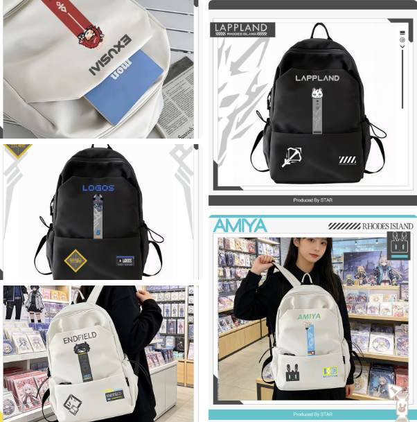 Game Arknights Cartoon Backpac - Travel Accessories Present review and price