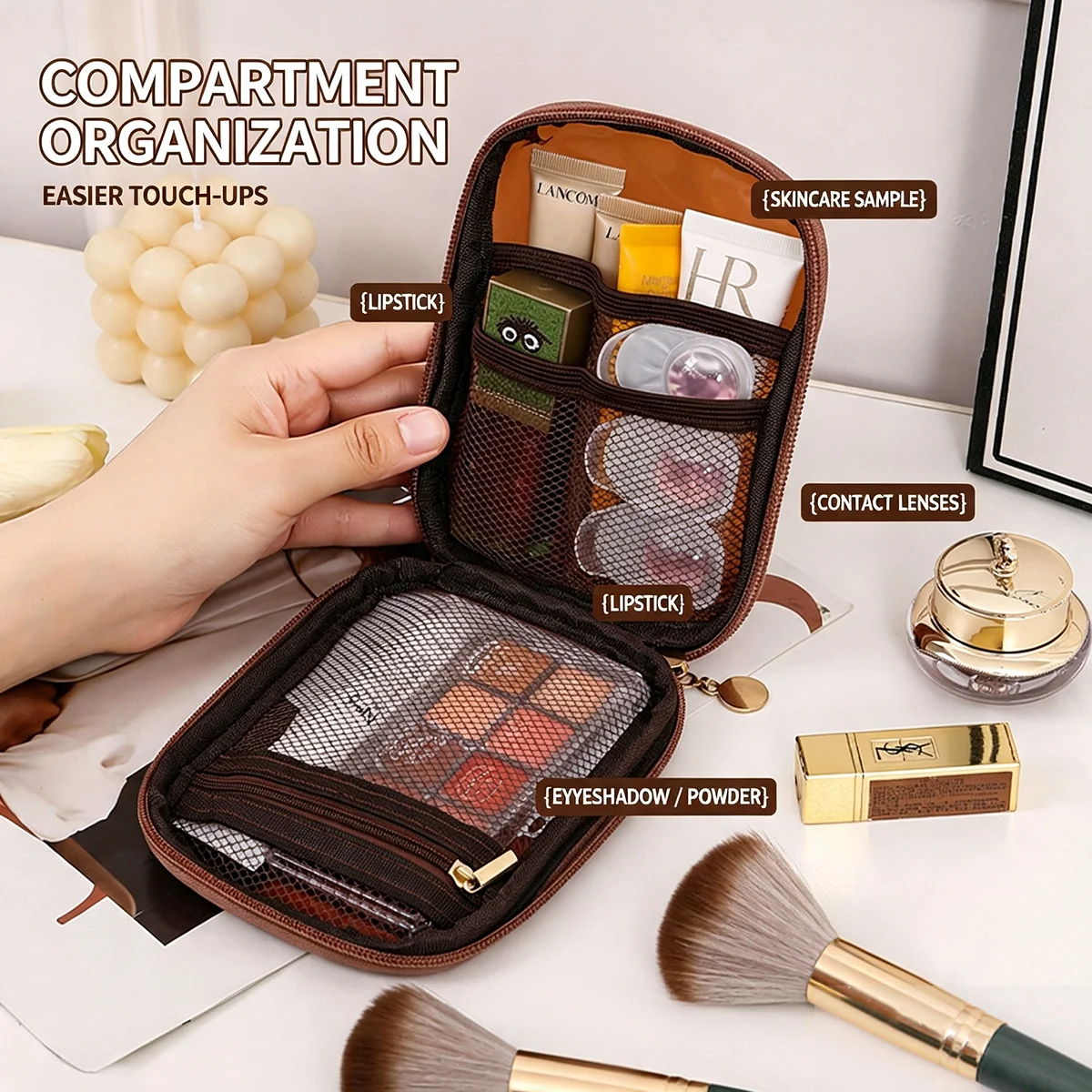 Transparent Portable Cosmetic  - Travel Accessories Toiletries review and price