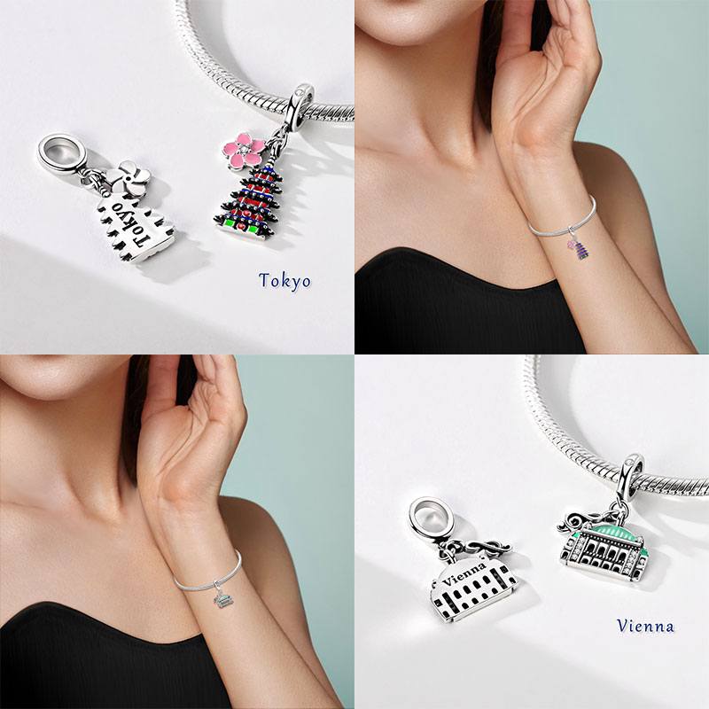 World Landmark Beads Original  - Travel Accessories Gifts For Women review and price