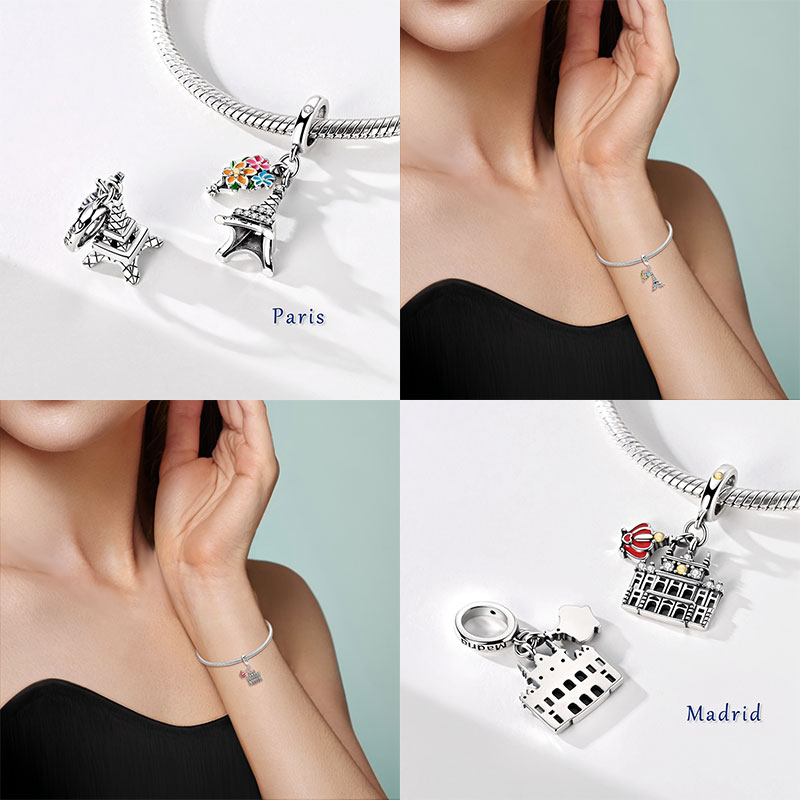 World Landmark Beads Original  - Travel Accessories Gifts For Women review and price