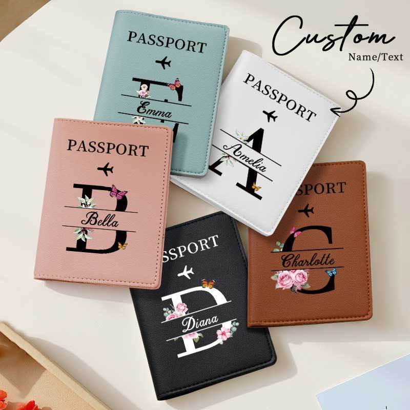 Personalized Brown Passport Ho - Travel Accessories Present review and price