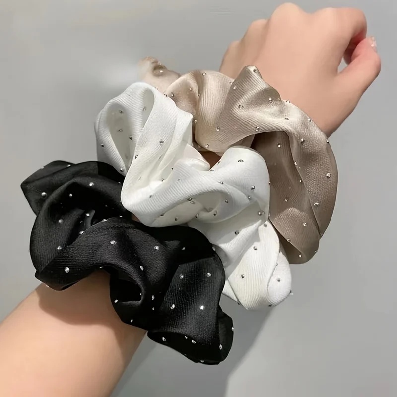 1/3PCS Satin Scrunchies with R - Travel Accessories Comfort review and price