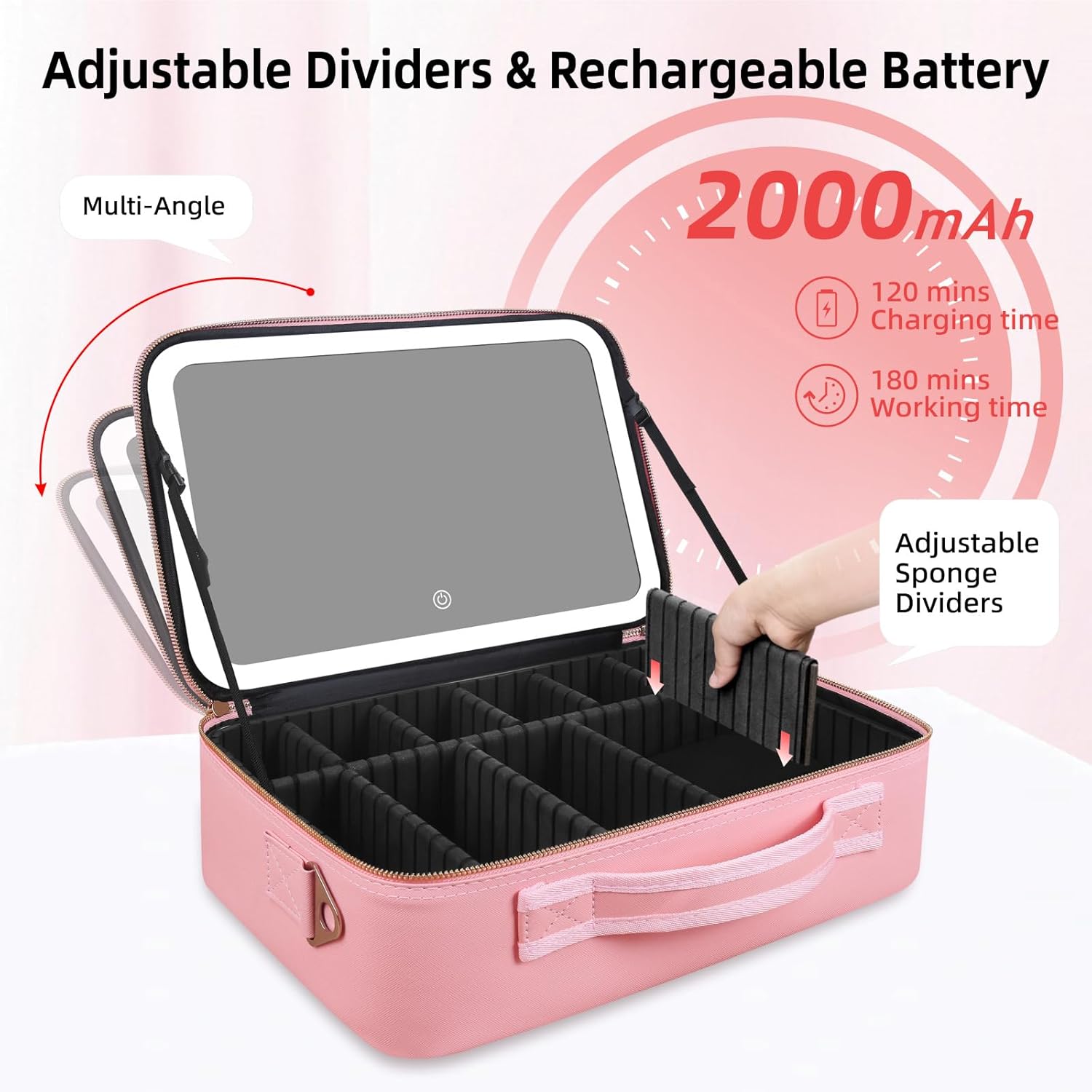 Large Capacity Makeup Bag 15'' - Travel Accessories Toiletries review and price